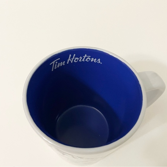 Tim Hortons 2018 Limited Edition Collectible Mug Blue Skiing Coffee Canada - Picture 8 of 15